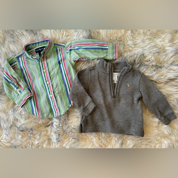 Polo Ralph Lauren Sweater set 6-12 Months - Picture 1 of 7